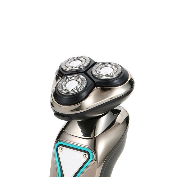 Електробритва для чоловіків роторна для вологого та сухого гоління з плаваючими головками XPRO V-323 сіра (41587-16008_554) | Зображення 3