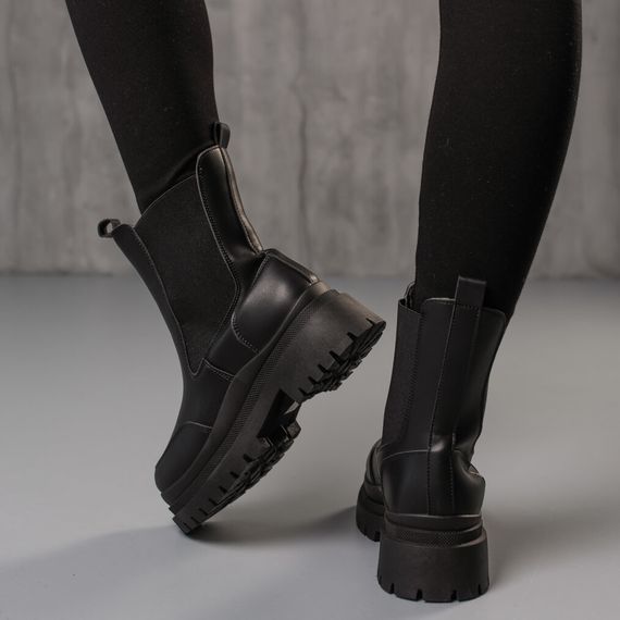 Ботинки женские Fashion Camie 3862 37 размер 24 см Черный | Зображення 3
