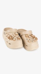 Крокси для дівчинки  8183-2 39-40 Бежевий shop (2000999523304)