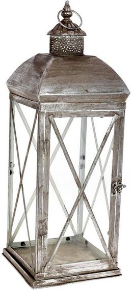 Интерерный подсвечник Hefiz Silver 22х22х62см