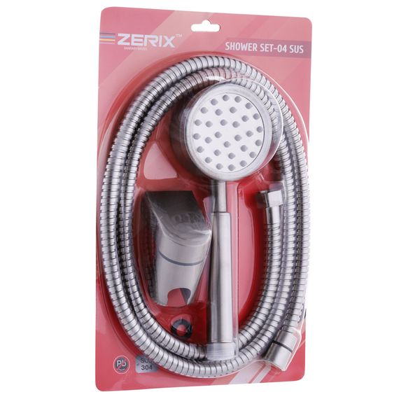 Душовий набір (шланг, лійка, кронштейн) Zerix SHOWER SET-04 (ZX3099) | Зображення 2