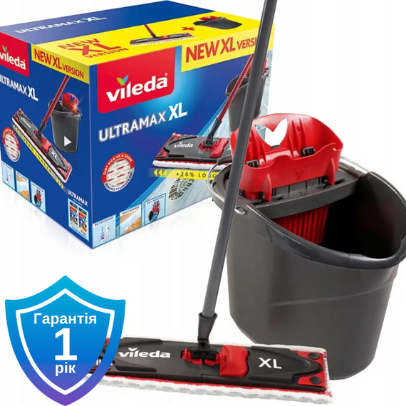 Набор для уборки Vileda Ultramax XL 160932 широкоформатная насадка (UA-01) | Зображення 5