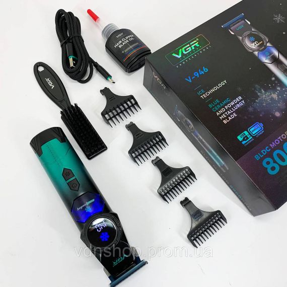 Машинка для різних стрижок акумуляторна VGR V-946, Бездротова акумуляторна машинка для стрижки волосся VY-85 | Зображення 2