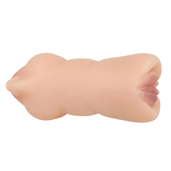 Мастурбатор з двома входами Crazy Bull Zoey Soft Skin рот і вагіна, 17 х 8.2 см sexstyle | Зображення 6