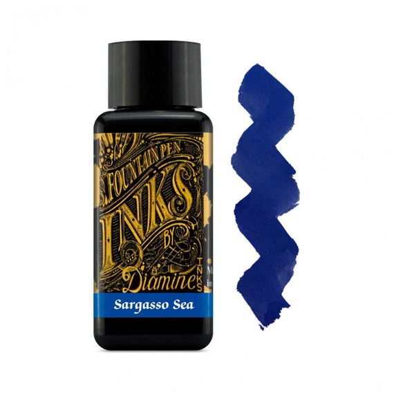 Чернила для перьевых ручек Diamine Ink 30мл, Sargasso Sea