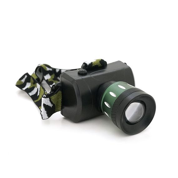 Налобний Ліхтарик Bailong BL-6966, Q5 Cree, 3 реж., Zoom, корпус-пластик | Зображення 2