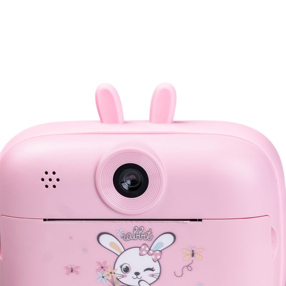 Дитяча фотокамера з миттєвим друком знімків «Зайчик» Рожевий HPS1P | Зображення 7