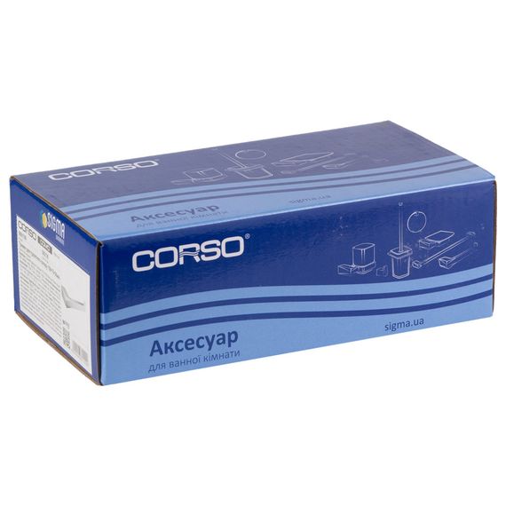 Тримач для туалетного паперу Corso COMO 156×75×36мм (9681109) | Зображення 1