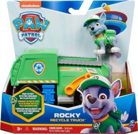 Щенячий патруль Рятувальний сміттєвоз і фігурка Роккі Оригінал PAW Patrol Rocky Recycle Truck