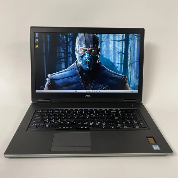 Мобильная рабочая станция Dell Precision 7740 / 17.3" (1920x1080) IPS / Intel Core i5-9400H (4 (8) ядра по 2.5 - 4.3 GHz) / 16 GB DDR4 / 1000 GB SSD / nVidia Quadro RTX 3000, 6 GB GDDR6, 192-bit / HDMI б/у + Подарок Беспроводная мышь / USB | Зображення 1