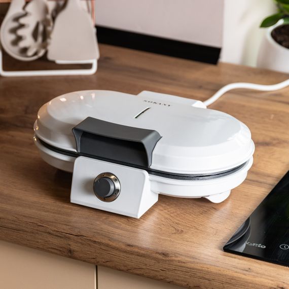 Вафельниця Sokany для бельгійських вафель 1200 Вт універсальна електровафельниця KJ-510 | Зображення 8