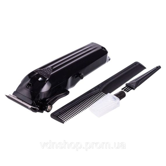 Машинка для стрижки акумуляторна бездротова Чорна VGR V-282 | Зображення 2