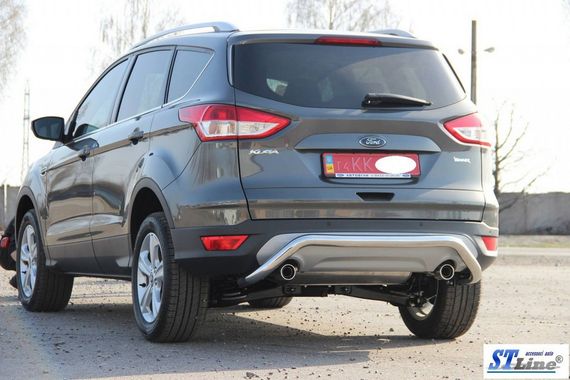 Задня дуга AK007 (нерж) для Ford Kuga/Escape 2013-2019 рр | Зображення 5