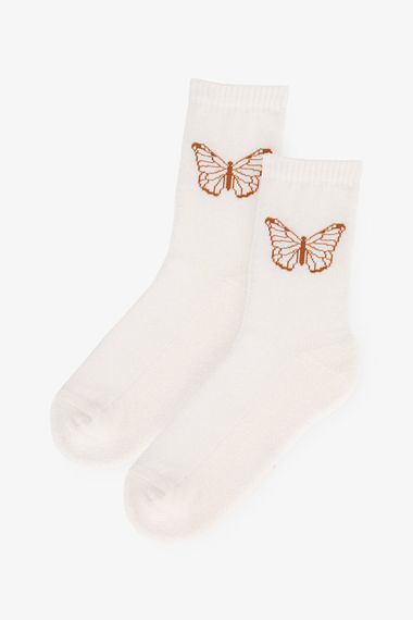 Шкарпетки жіночі ШЖК144-112-1723 Метелик 23-25 Бежевий shop (4823103435946) | Зображення 1