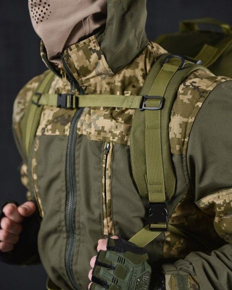 Рюкзак тактический + 3 подсумка армейская спецсумка Олива | Зображення 8