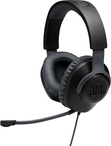 Навушники JBL QUANTUM 100 Black (JBLQUANTUM100BLK) (JBLQUANTUM100BLK)
