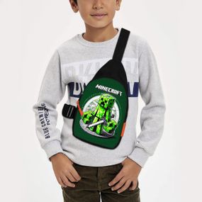 Сумка через плече дитяча Minecraft 29х17 см сумка слінг для хлопчика (02130)