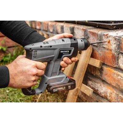 Перфоратор Graphite Energy+ SDS-plus, 18V, 2.2Дж, 2.26кг (без АКБ и ЗУ) (58G027) | Зображення 6