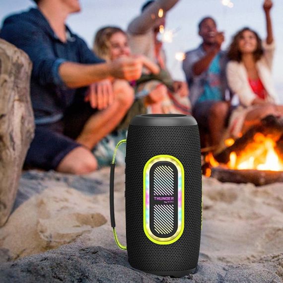 Bluetooth Колонка WIWU H7 Thunder Wireless Portable Speaker Black | Зображення 7