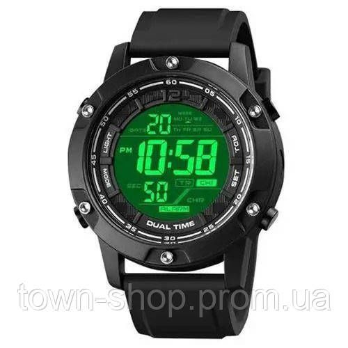 Часы наручные мужские SKMEI 1762BK BLACK. Цвет: черный | Зображення 1