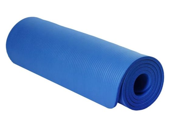 Килимок для йоги та фітнесу Power System PS-4017 NBR Fitness Yoga Mat Plus Blue (180х61х1) (PS-4017_Blue) | Зображення 5