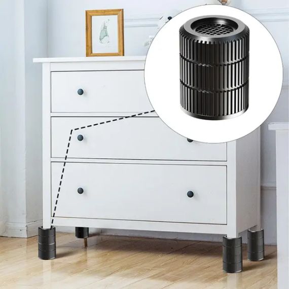 Підставки під пральну машину антивібраційні для холодильника та інших меблів 4 шт. 7,5 х3, 5х6 см | Зображення 3