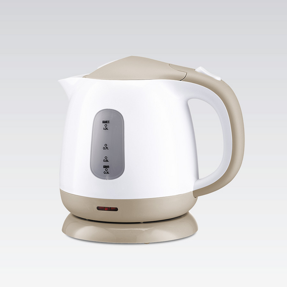 Электрический чайник Maestro MR-012-BEIGE 1 л стильный пластиковый электрочайник для быстрого кипячения воды 1100 Вт Коричневый | Зображення 1