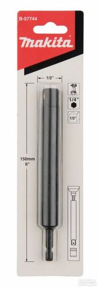 Переходник с HEX1/4" на SQ1/2" Makita B-57744 | Зображення 1