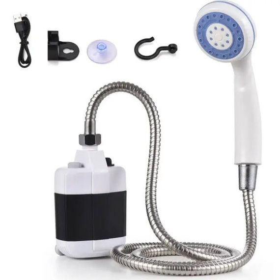 Туристичний душ з насосом і насадкою Portable Outdoor Shower, Душ для походів на природу VF-49 | Зображення 8