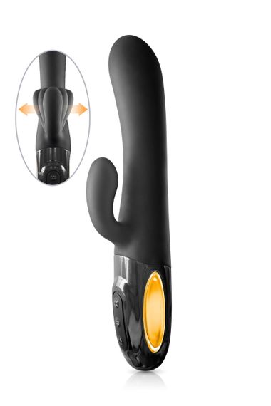 Силиконовый вибратор RABBIT MY VISCOUNTESS BLACK EMPIRE VIBRATOR Sex Aura | Зображення 1