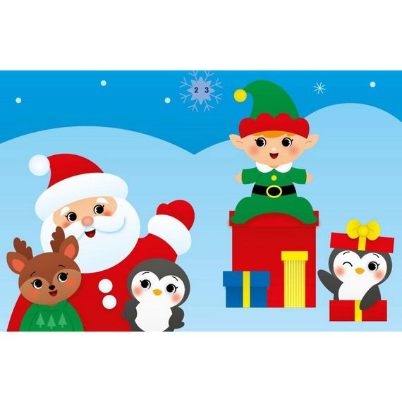 Набор для творчества "Аппликации наклейками Снеговичок" 1655006, 30 наклеек | Зображення 1