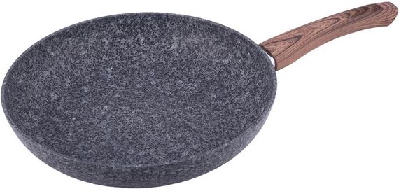 Сковорода Kamille Grey Marble Ø26см індукційна з антипригарним покриттям