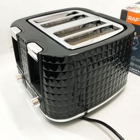 Якісний електричний тостер на 2 скибочки, Компактний тостер для маленької кухні, Сандвічниця для тостів QA-51