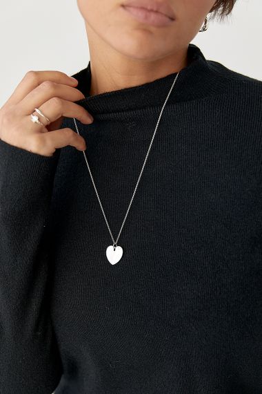 Базова трикотажна водолазка - чорний цвет, ONE SIZE (є розміри) | Зображення 3