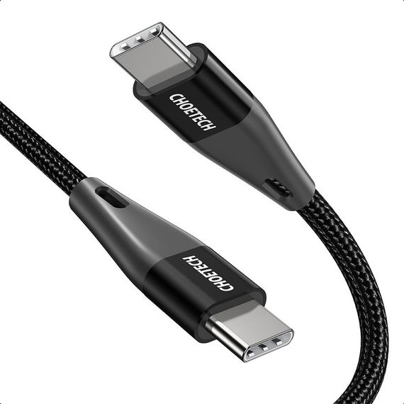 Кабель Choetech XCC-1008,USB 2.0, Power Delivery (PD), до 100 Ватт C-тато/C-тато, 1.8 м. | Зображення 1