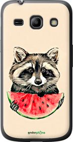 Чохол на Samsung Galaxy Core Plus G3500 Єнотик з кавуном "4605u-359-2448"