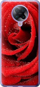 Чехол на Xiaomi Redmi K30 Pro Красная роза "529u-1899-17620"