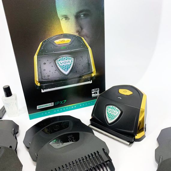 Набор для удаления волос с зарядным устройством VGR, Триммер для волос портативный VG-67 | Зображення 2