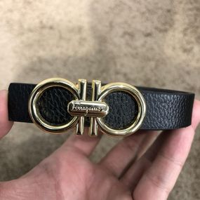Пояс Belt Ferragamo Slim Gold