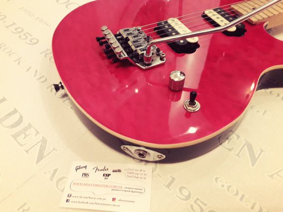 Електрогітара Ernie Ball Music Man AX40 Trans Pink China | Зображення 4