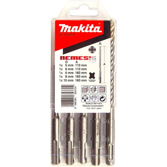 Набор буров Makita Nemesis B-11994 (5 шт) | Зображення 2