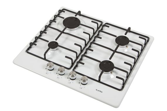 Газовая поверхность VENTOLUX HG640-MA3 S (WH) белая эмаль | Зображення 3