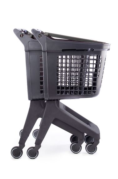 Купівельний візок Shopping Basket UP.80 чорний, 80л, Іспанія, Черный | Зображення 1