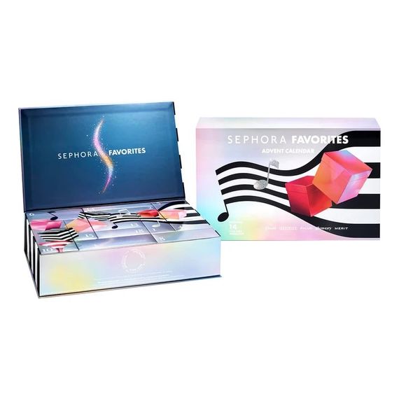 Адвент-календар Sephora Favorites Advent Calendar 14 полноразмерных продуктов | Зображення 1