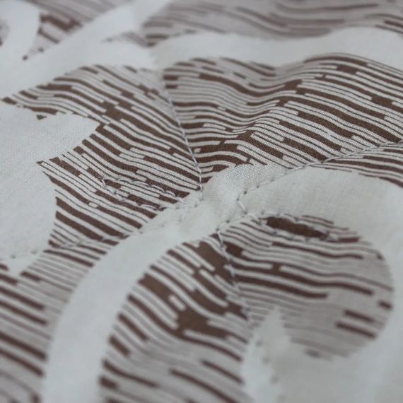 Покрывало с 1 наволочкой евро ТЕП Elegante Cotton Beige and White 4-04578_32778 220х240 см | Зображення 5