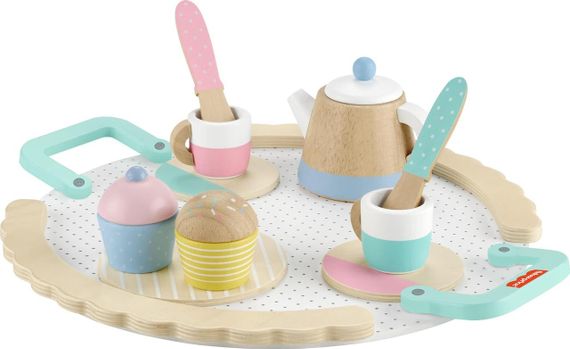 Дерев'яний ігровий чайний набір Fisher-Price Wooden Tea Set | Зображення 1
