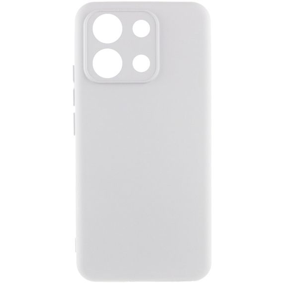 Чохол TPU GETMAN Liquid Silk Full Camera для Xiaomi Redmi Note 13 Pro 4G / Poco M6 Pro 4G / Note 14S Білий / White