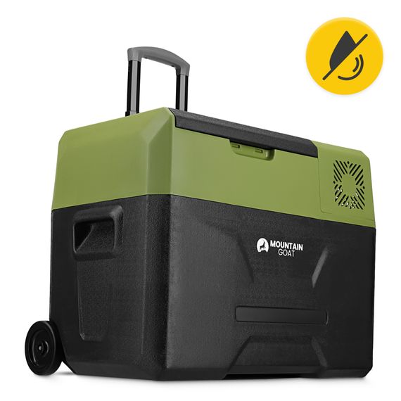 Холодильник туристичний компресорний Mountain Goat XTREME 39.3 л електричний, переносний Black/Olive (P-5905973404921) | Зображення 2