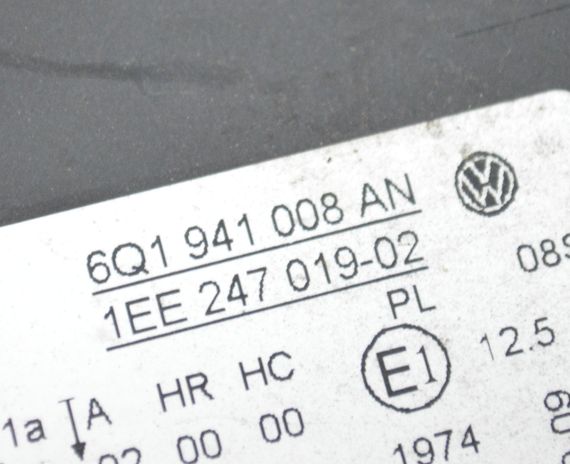 Фара права Volkswagen Polo IV 2005-2009 рестайлінг Фара передня права Фольксваген Поло 4 6Q1941008AN | Зображення 8