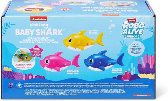 Інтерактивна іграшка акула для ванни Акуленок мама оригінал Baby Shark Mommy | Зображення 1